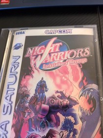Night Warriors: Darkstalkers Revenge (Sega Saturn, 1996) Complete CIB Manual
