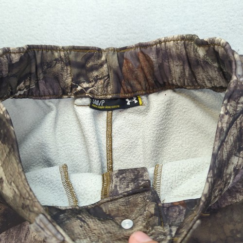 Under Armour Pants Youth Small Camo Mossy Oak Treestand Hunting Scent Control - Picture 7 of 13