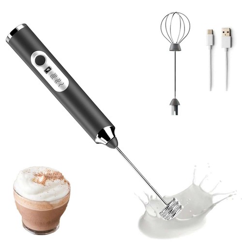 Milk Frother Coffee USB Rechargeable Handheld Milk Frother 1 Milk Frother 1