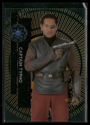 2015 Topps High Tek Star Wars #74 Captain Typho Gold Rainbow /50