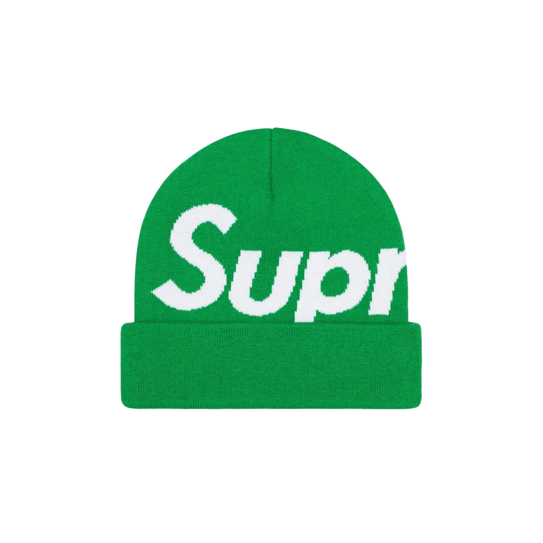 Bonnet Supreme Big Logo vert   23FW