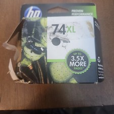  HP 74XL High Yield Black Ink Cartridge Open Box As Is 