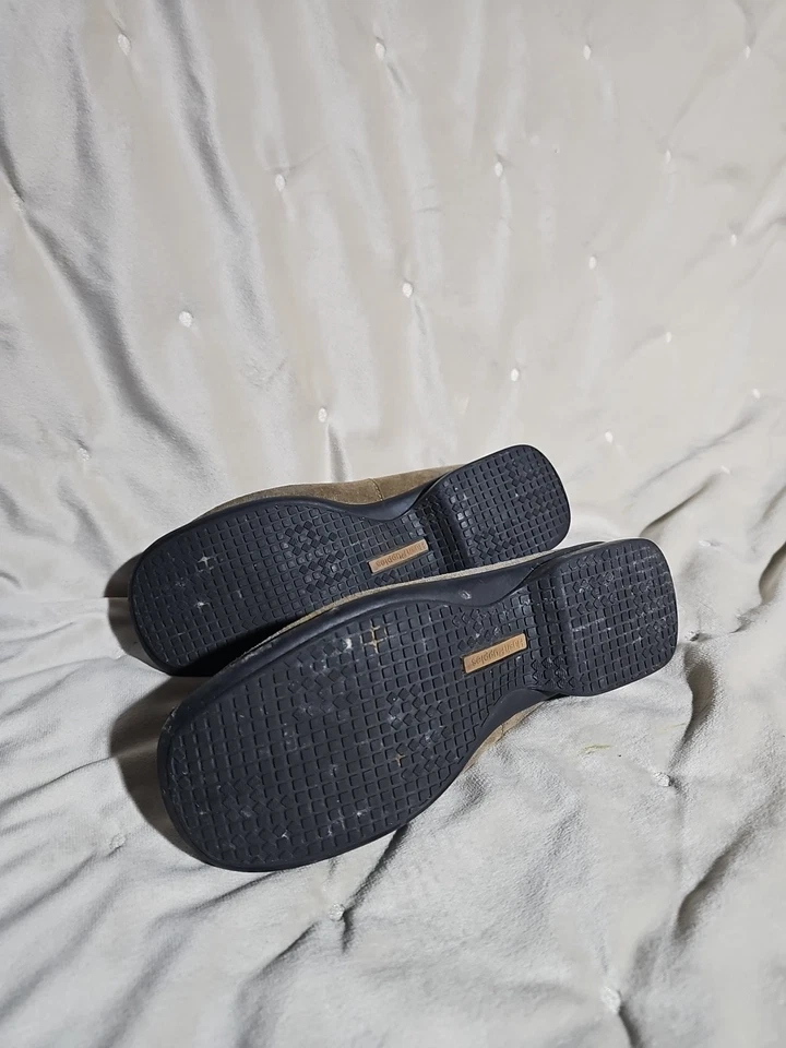 Женские туфли Hush Puppies размер 8,5 серо-коричневые замшевые мокасины Calyx #682 - Изображение 2 из 2