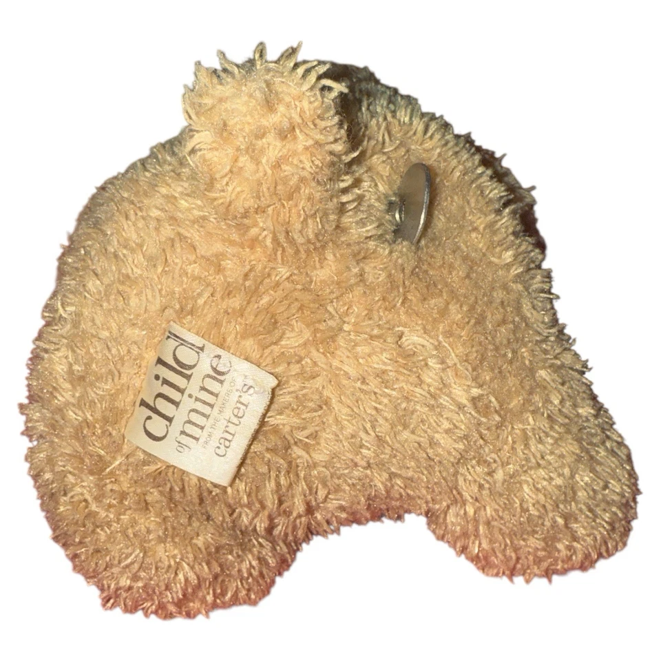 Oso de peluche musical Carter’s Child of Mine 9” bronceado 2003 juguete de peluche Foto 4 de 4