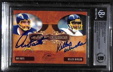 2007 Donruss Classic Combos 7 Dan Fouts/Kellen Winslow BGS Auto Autograph C84455
