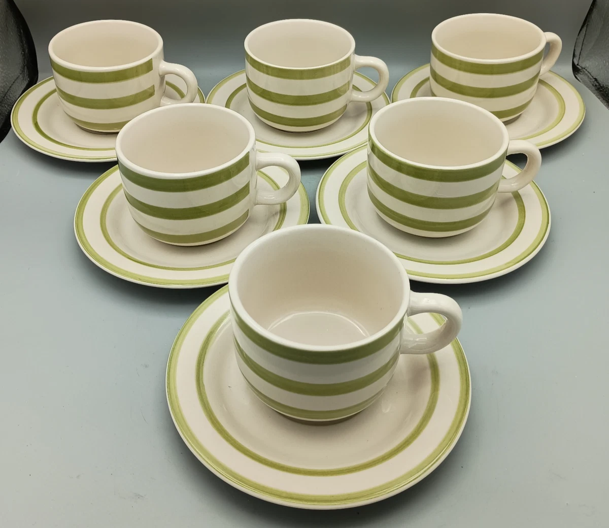 Vancasso Bonita Blue Salad Plate Set Of 6, 7.5 Inch Ceramic Dinner - View #6