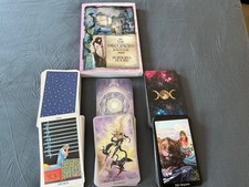 3 X Decks Tarot Cards And One Guide Book Pre Own Perfect Condition