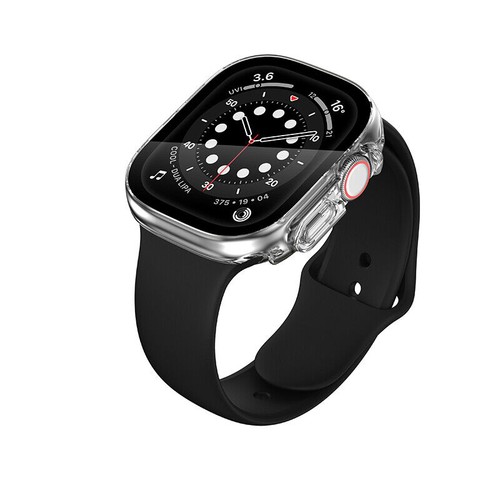 0.2mm Thin Cover Case Tempered Screen Protection For iWatch Series 8 Ultra 49MM - Photo 9 sur 18