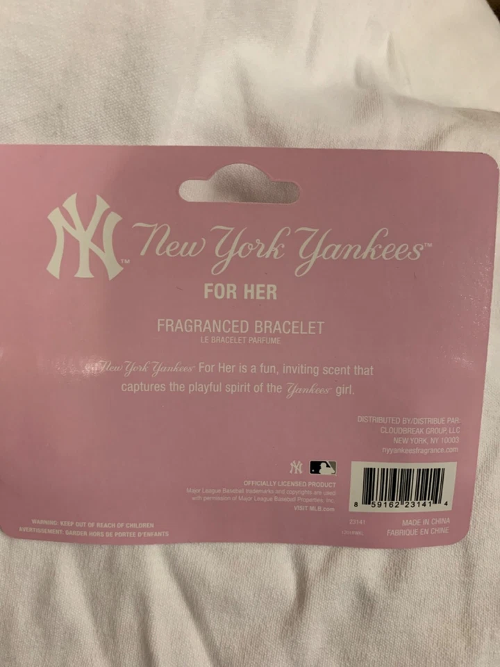 Ароматизированный браслет New York Yankees для нее розовый MLB - Изображение 2 из 2