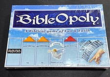 BibleOpoly Game Family Bible Themed Monopoly USA Made, *NEW*