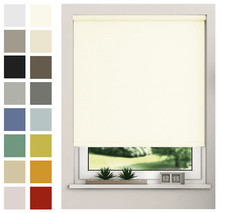 NewEdgeBlinds Thermal Insulating Blackout Fabric Window Roller Blinds 170cm Drop