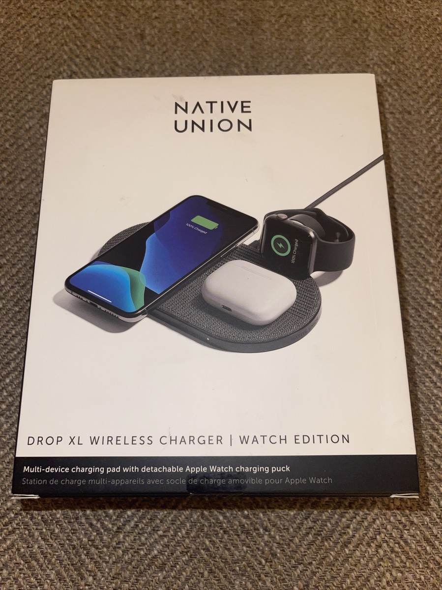NATIVE UNION Drop XL Wireless Charger Watch Edition