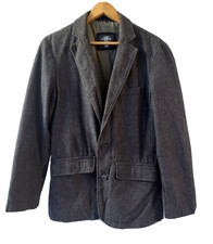 H M Houndstooth Double-breasted 2- Button Jacket Blazer SIZE SMALL