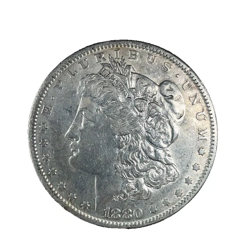 1880-O Small O Set High VAM-8 Morgan Dollar AU. 90% Silver $1 U.S Coin # 1737