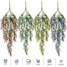 Artificial Fake Hanging Flowers Vine Plant Home/Garden Decor In/Outdoor Wedding