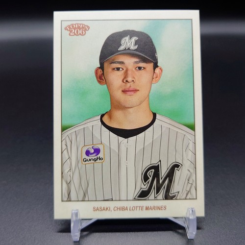 Roki Sasaki 2023 Topps 206 Chiba Rotte Marines - Picture 1 of 2