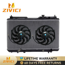 Radiator+Fan For 1997-2001 Honda CRV/CR-V RD Petrol 2.0L 4cyl CU2051 1999 2001