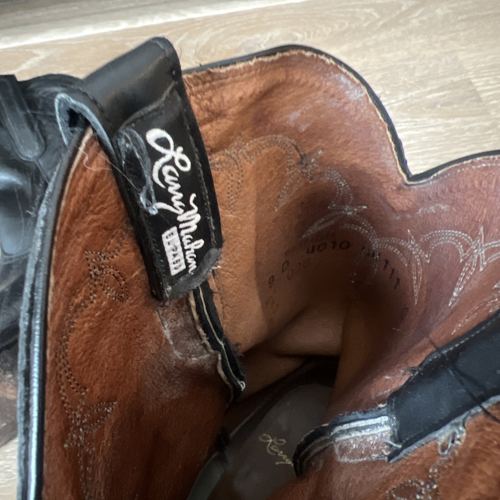 Vintage Larry Mahan El Paso cowboy Boots Size 9D All … Gem