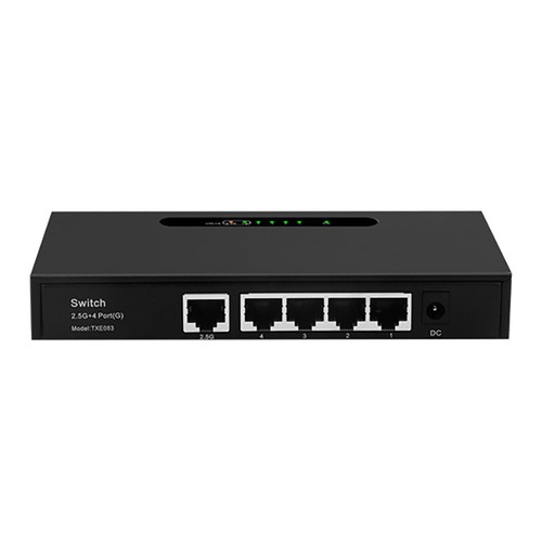 Single-port 2.5G+4-port Gigabit Ethernet Switch Splitter 10/100/1000Mbps