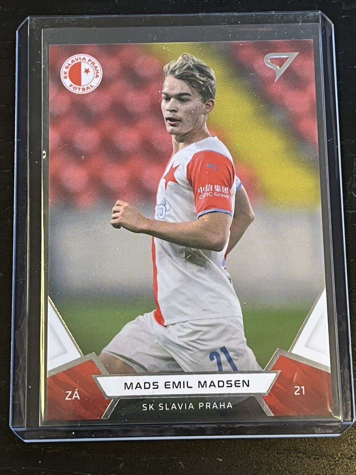 2021-22 SportZoo Fortuna Liga Mads Emile Madsen SK Slavia Praha - DENMARK