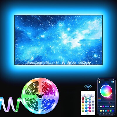 LED Band TV Backlight RGB 2.5-4m Hintergrund Beleuchtung 5050 Licht Strip USB