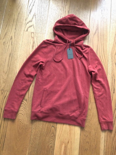 ALLSAINTS MEN'S RAVEN OTH HOODIE BRICK RED MARL XS - Picture 2 of 17