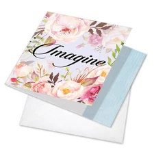 1  All Occasion Blank Card with Envelope - In a Word - Imagine CQ4969EOCB