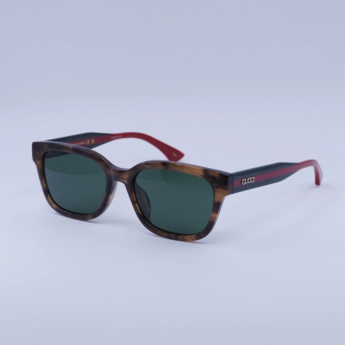 Gucci‎ Sunglasses GG0163SN 003 Black with Red and Green Gradient Full Inclusion Gucci Red Designer Sunglasses for Women for sale | eBay main image 4