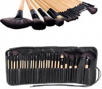 24 Pcs Professional Cosmetic Brush Makeup Brush Make-up Brush Set Beige Wood 24 Pcs Professional Cosmetic Brush Makeup Brush Make-up Brush Set Beige Wood