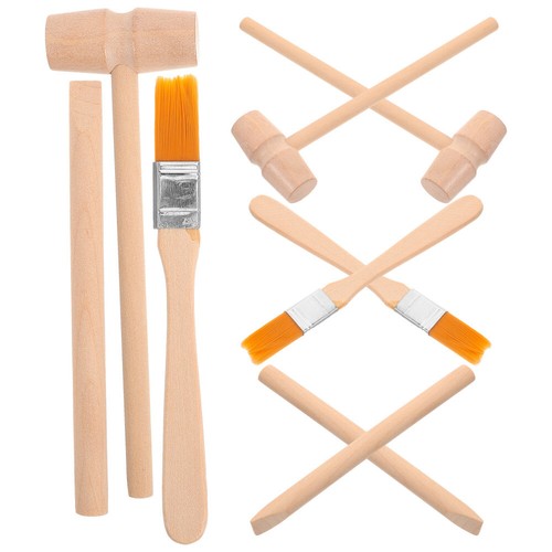 Set 3 Attrezzi Scavo Giocattoli Muratura Martello Simulazione Bambini Scalpello - Foto 10 di 12