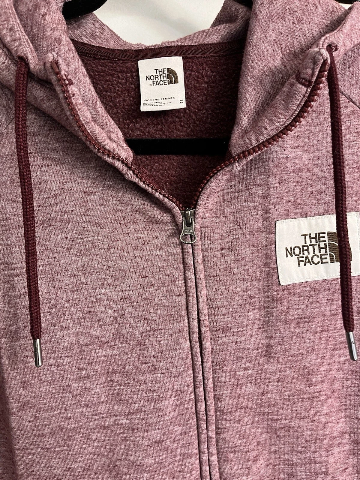 north-face full zip fleece lined jacket