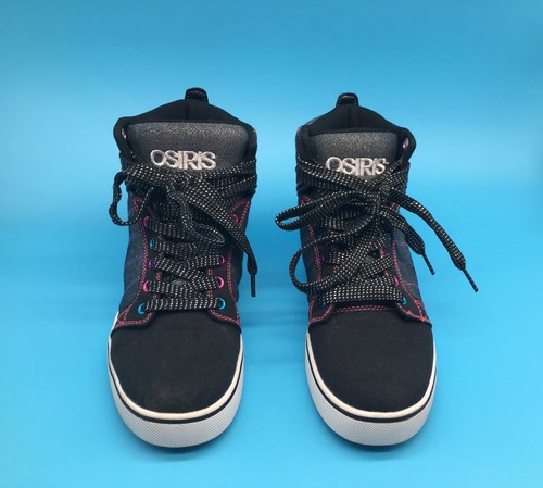 OSIRIS Kids Shoes Size 3M Hi Top Black Color @14 - Picture 2 of 6