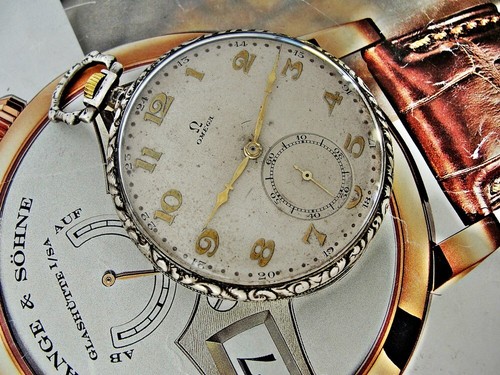 Rare silver Omega watch from 1931. - Picture 4 of 18