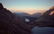 Landscape pond mountains valley lake Custom Gaming Mat Desk