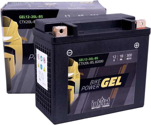 YTX20L-BS Batterie Gel Intakt FüR Kymco MXU 500I DX 12-13 300 CCA-image