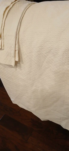 Absolutely Stunning - Pottery Barn Matelasse King Duvet Cover & Shams Ivory