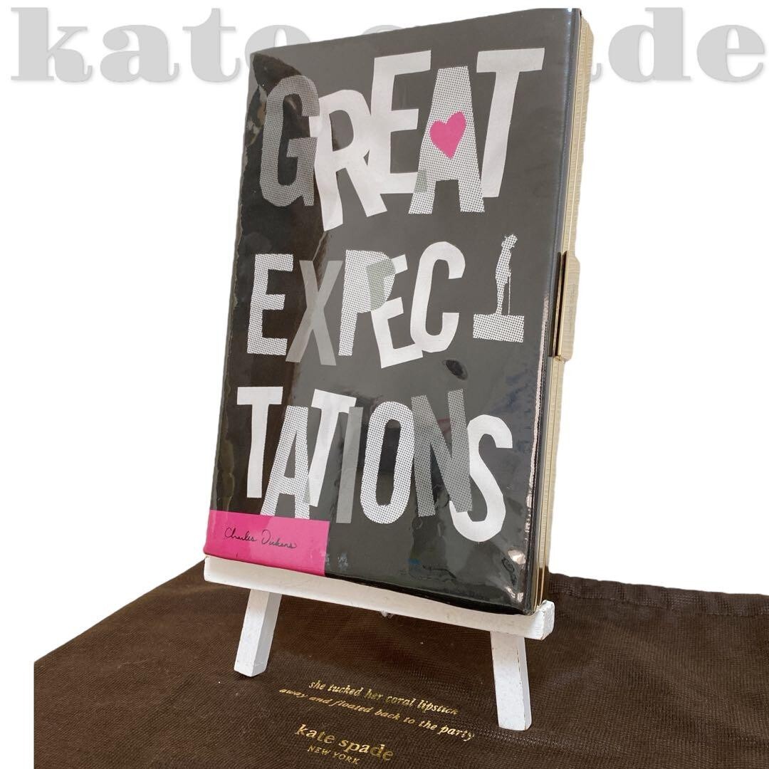 バッグ Kate Spade Great Expectations Book Bag Kate Spade Great Expectations Book Clutch Bag Rare Volume 2