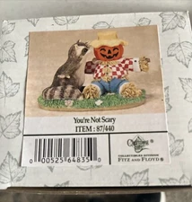 Fitz & Floyd-Charming Tails-You're Not Scary-#87/440 NEW