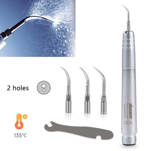 Dental Piezo Ultraschall Luft Scaler Handstück 2H + 3TIPs Stecker UK - Bild 6 von 19