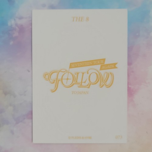 SEVENTEEN FOLLOW JAPAN TOUR AGAIN Photo card Official Merchandise MD PC - Picture 145 of 239