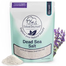Natural Elephant Dead Sea Lavender Bath Salt Bathing and Foot Soak for Relaxing