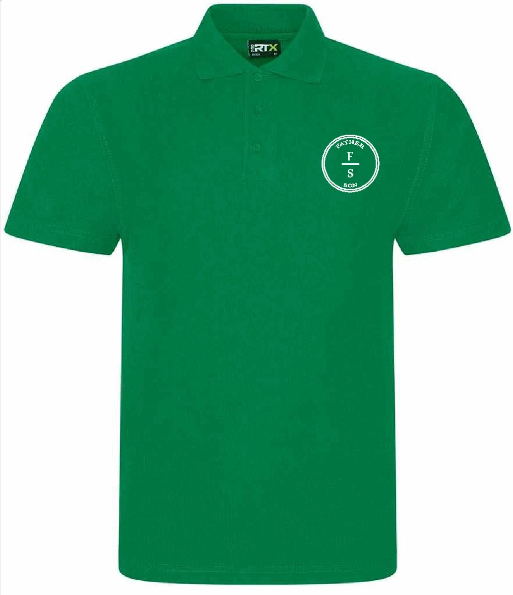 Father and son matching polo cheap shirts