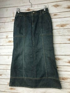old navy blue jean skirts