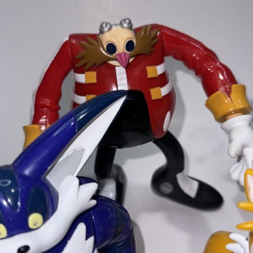 Lote de 5 Sonic X Toy Island 2000 Big Cat Dr. Eggman Colas Nudillos Sónico Raro - Imagen 3 de 15