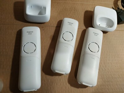 Lot De 3 Téléphones Gigaset A420 Blanc - DECT, Mains-Libres - Pour Pièces