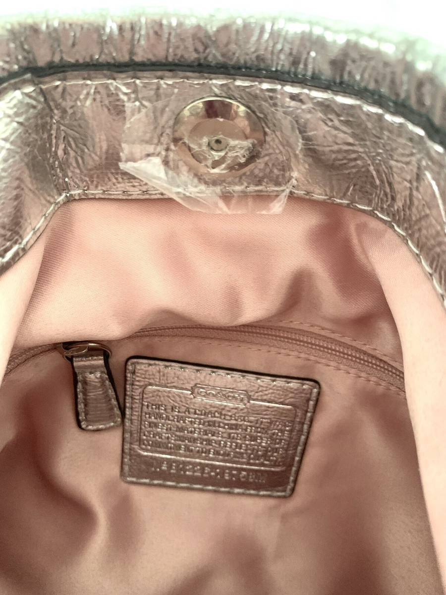 Coach Classic Signature C NWT Medium Brown Silver Bag C  display picture 1