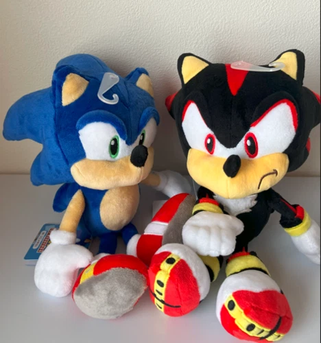 SONIC THE HEDGEHOG Sonic & Shadow Plush Set SEGA All Star Collection Sanei Boeki