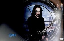 JAMES O'BARR SIGNED THE CROW 11X17 PHOTO MINI MOVIE POSTER OBARR JSA 785
