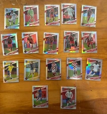 2021-22 Donruss Optic SILVER HOLO Prizm Soccer Road to Qatar Pick Your Card PYC