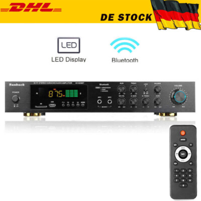 Verstärker, HiFi Stereo Verstärker, Bluetooth Vollverstärker,5 Kanal Verstärker